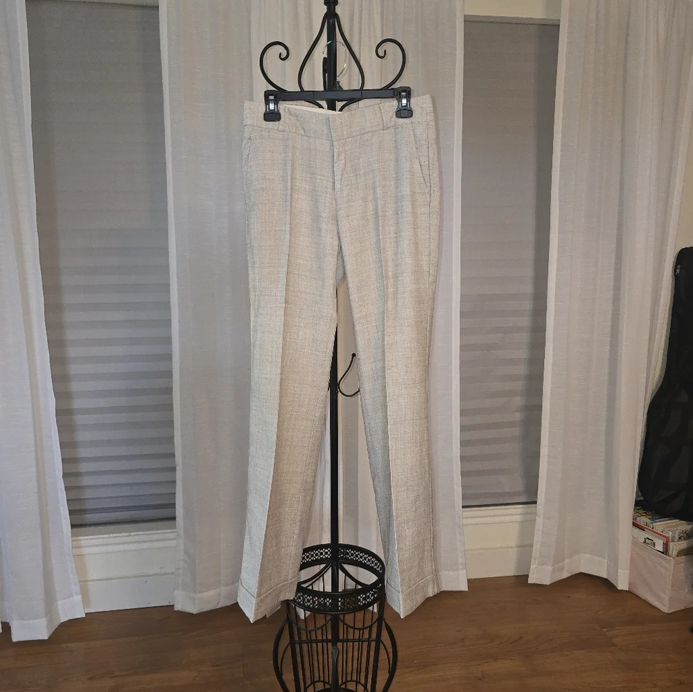 Banana Republic Subtle Gray Trousers sz 8 - Picture 2 of 11